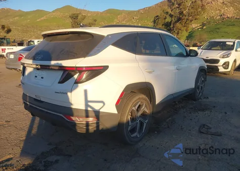 2022 Hyundai Tucson Hybrid Sel Convenience z USA, uszkodzony, nr VIN KM8JFCA17NU020124